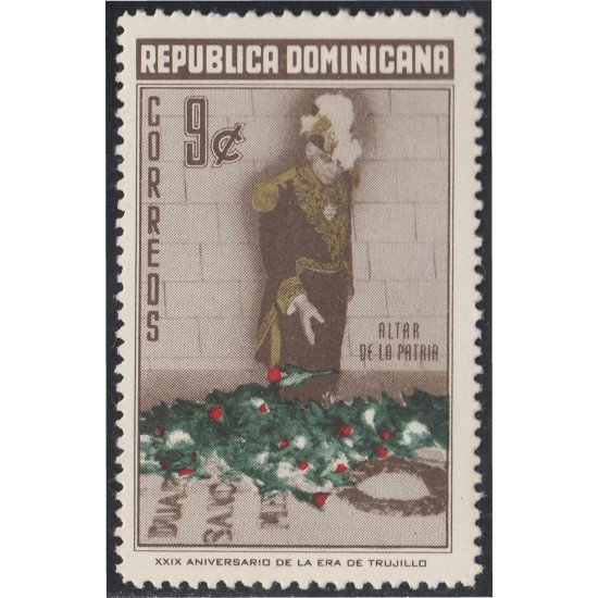 Rep. Dominicana 518 1959 XXIX Aniversario de la Era de Trujillo MNH Rep. Dominicana 518 1959 XXIX Aniversario de la Era de Trujillo MNH