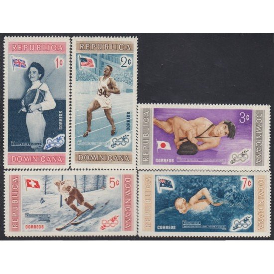 Rep. Dominicana 504/08 1958 Generalísimo Dr. Rafael Leonidas Trujillo Molina MNH Rep. Dominicana 504/08 1958 Generalísimo Dr. Rafael Leonidas Trujillo Molina MNH
