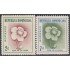 Rep. Dominicana 467/68 1957 Flor de la Caoba MNH