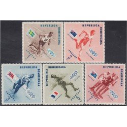 Rep. Dominicana 457/61 1957 Deportes Juegos olímpicos de Melbourne MNH Rep. Dominicana 457/61 1957 Deportes Juegos olímpicos de Melbourne MNH