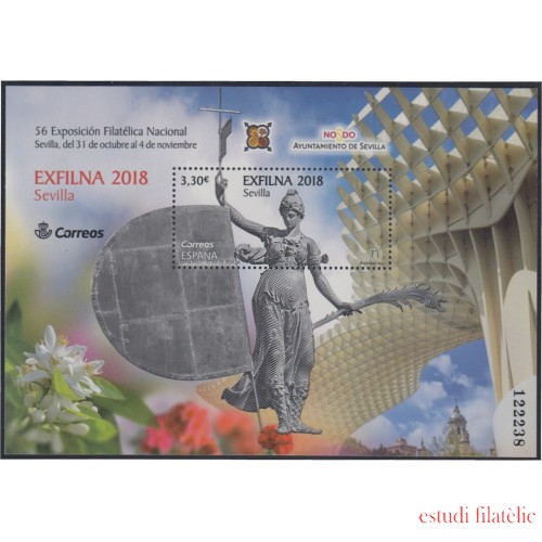 España Spain 5264 2018 Exfilna Sevilla Giraldillo MNH