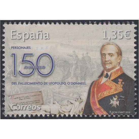 España Spain 5249 2018 Leopoldo O´Donnell MNH
