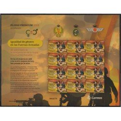 España Pliego Premium 69 2018 Igualdad de género en las Fuerzas Armadas MNH España Pliego Premium 69 2018 Igualdad de género en las Fuerzas Armadas MNH