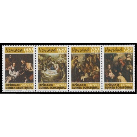 Guinea Ecuatorial 567/70 2018 Navidad Christmas MNH
