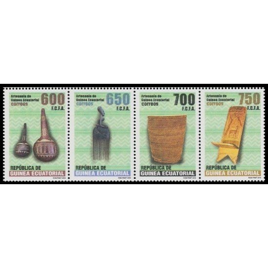 Guinea Ecuatorial 563/66 2018 Artesanía MNH