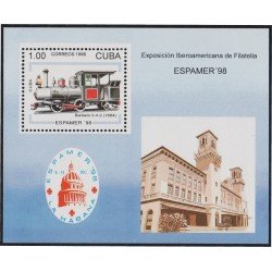 Cuba HB 148 1996 Espamer 98 Exposición Iberoamericana de Filatelia MNH Cuba HB 148 1996 Espamer 98 Exposición Iberoamericana de Filatelia MNH