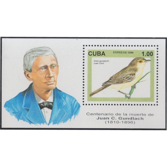 Cuba HB 146 1996 Juan C. Gundlach MNH Cuba HB 146 1996 Juan C. Gundlach MNH