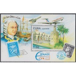 Cuba HB 145 1996 24 Aniversario del correo en Cuba MNH Cuba HB 145 1996 24 Aniversario del correo en Cuba MNH