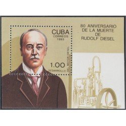 Cuba HB 133 1993 Rudolf Diesel MNH Cuba HB 133 1993 Rudolf Diesel MNH