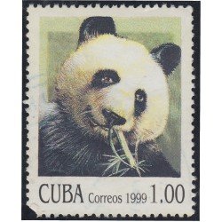 Cuba SH 154 1999 China 99 Oso Panda Exposición Filatélica Mundial usados Cuba SH 154 1999 China 99 Oso Panda Exposición Filatélica Mundial usados