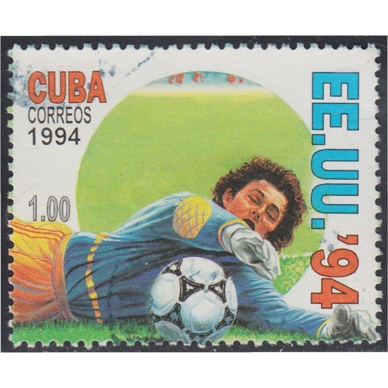 Cuba SH 137 1994 Copa del Mundo de Fútbol 1994 en Estados Unidos usados Cuba SH 137 1994 Copa del Mundo de Fútbol 1994 en Estados Unidos usados