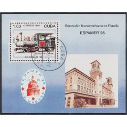 Cuba HB 148 1996 Espamer 98 Exposición Iberoamericana de Filatelia usados Cuba HB 148 1996 Espamer 98 Exposición Iberoamericana de Filatelia usados