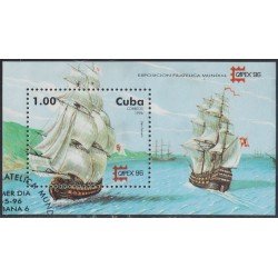 Cuba HB 147 1996 Exposición Filatélica Mundial Capex 96 usados Cuba HB 147 1996 Exposición Filatélica Mundial Capex 96 usados