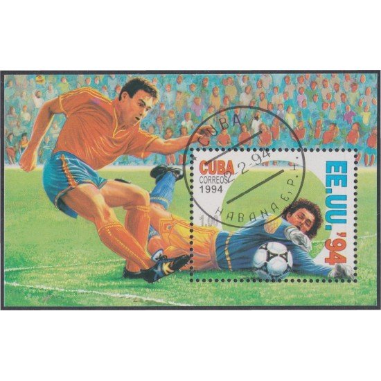 Cuba HB 137 1994 Copa del Mundo de Fútbol 1994 en Estados Unidos usados