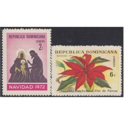 Rep. Dominicana 719/20 1972 Navidad Christmas MNH Rep. Dominicana 719/20 1972 Navidad Christmas MNH