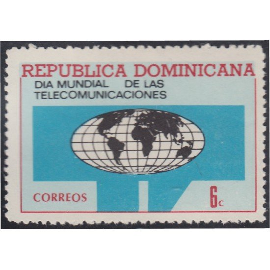 Rep. Dominicana 712 1972 Día Mundial de las Telecomunicaciones MNH Rep. Dominicana 712 1972 Día Mundial de las Telecomunicaciones MNH