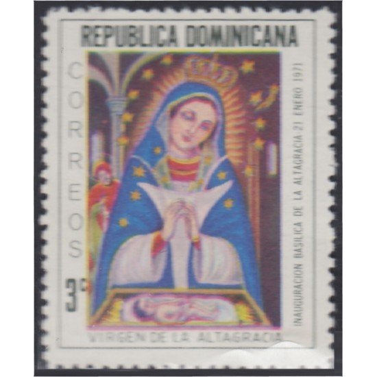 Rep. Dominicana 696 1971 Virgen de la Altagracia MNH Rep. Dominicana 696 1971 Virgen de la Altagracia MNH