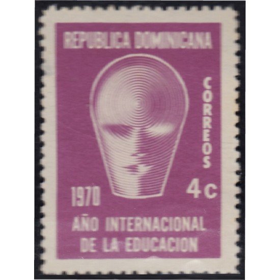 Rep. Dominicana 693 1970 Año Internacional de la Educación MNH