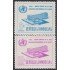 Rep. Dominicana 634/35 1966 Nuevo edificio de la sede Organización Mundial de la Salud MNH
