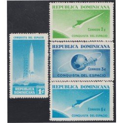 Rep. Dominicana 617/20 1964 Conquista del Espacio MNH Rep. Dominicana 617/20 1964 Conquista del Espacio MNH