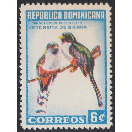 Rep. Dominicana 616 1964 Cotorrita de Sierra Pájaro Bird MNH Rep. Dominicana 616 1964 Cotorrita de Sierra Pájaro Bird MNH