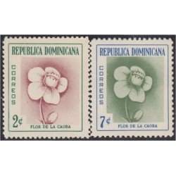 Rep. Dominicana 467/68 1957 Flor de la Caoba MH Rep. Dominicana 467/68 1957 Flor de la Caoba MH