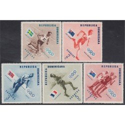 Rep. Dominicana 457/61 1957 Deportes Juegos olímpicos de Melbourne MH Rep. Dominicana 457/61 1957 Deportes Juegos olímpicos de Melbourne MH