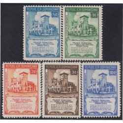 Rep. Dominicana 385/89 1945 Palacio Municipal de la Ciudad de San Cristóbal MH Rep. Dominicana 385/89 1945 Palacio Municipal de la Ciudad de San Cristóbal MH