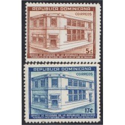 Rep. Dominicana 353/54 1942 Banco de Reserva de la República MH Rep. Dominicana 353/54 1942 Banco de Reserva de la República MH