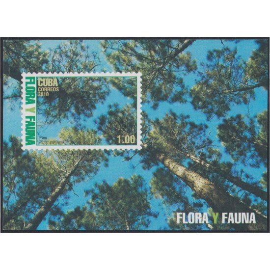 Cuba HB 278 2010 Flora y Fauna Arboles Pinos MNH Cuba HB 278 2010 Flora y Fauna Arboles Pinos MNH