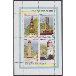 Cuba HB 274 2010 Faros de Cuba MNH Cuba HB 274 2010 Faros de Cuba MNH