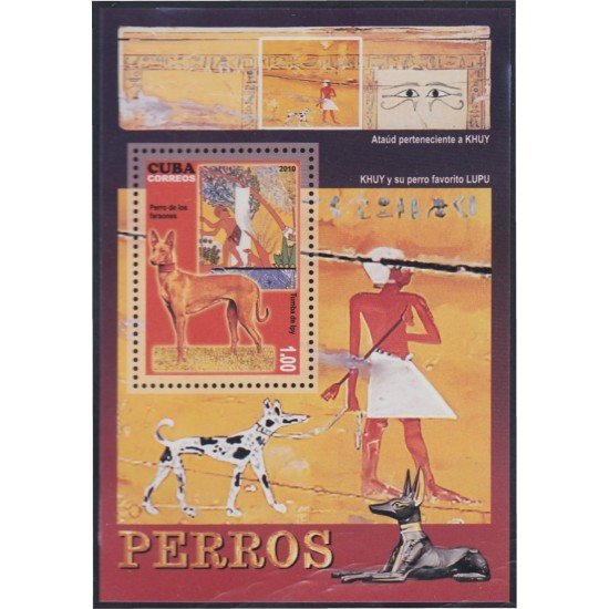Cuba HB 272 2010 KHUY perros dogs MNH Cuba HB 272 2010 KHUY perros dogs MNH