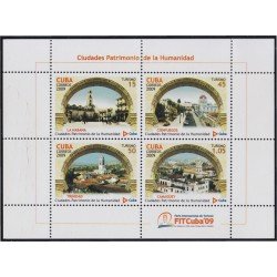 Cuba HB 265 2009 Ciudades Patrimonio de la Humanidad La Habana Cienfuegos Camagüey Trinidad MNH Cuba HB 265 2009 Ciudades Patrimonio de la Humanidad La Habana Cienfuegos Camagüey Trinidad MNH