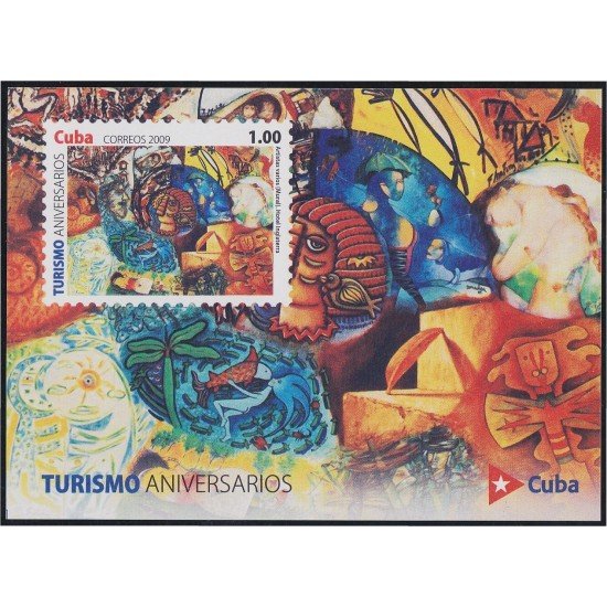 Cuba HB 264 2009 Turismo Mural de artistas varios MNH Cuba HB 264 2009 Turismo Mural de artistas varios MNH