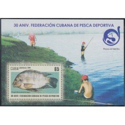 Cuba HB 262 2009 30 Aniversario de Federación Cubana de pesca deportiva MNH Cuba HB 262 2009 30 Aniversario de Federación Cubana de pesca deportiva MNH
