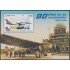 Cuba HB 259 2009 Cubana de aviación 80 años de su fundación MNH