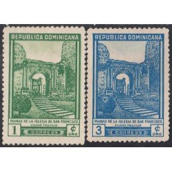 Rep. Dominicana 403/04 Ruinas de la Iglesia de San Francisco Sin Goma Rep. Dominicana 403/04 Ruinas de la Iglesia de San Francisco Sin Goma
