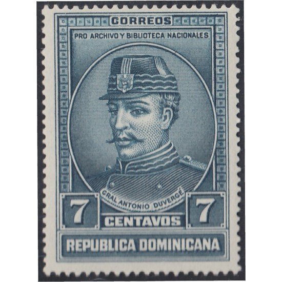 Rep. Dominicana 289 1936 General Antonio Duvergé Sin Goma Rep. Dominicana 289 1936 General Antonio Duvergé Sin Goma