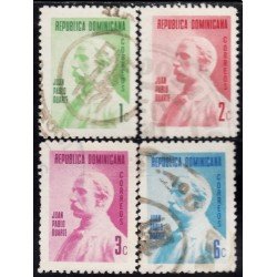 Rep. Dominicana 682/85 1970 Juan Pablo Duarte usados Rep. Dominicana 682/85 1970 Juan Pablo Duarte usados