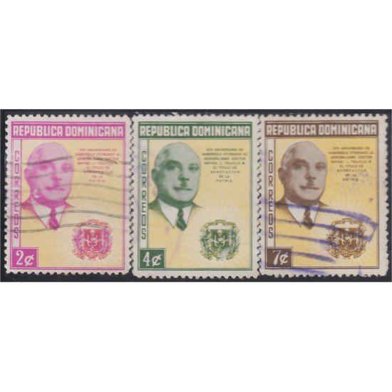 Rep. Dominicana 499/01 1958 Generalísimo Dr. Rafael Leonidas Trujillo Molina usados Rep. Dominicana 499/01 1958 Generalísimo Dr. Rafael Leonidas Trujillo Molina usados