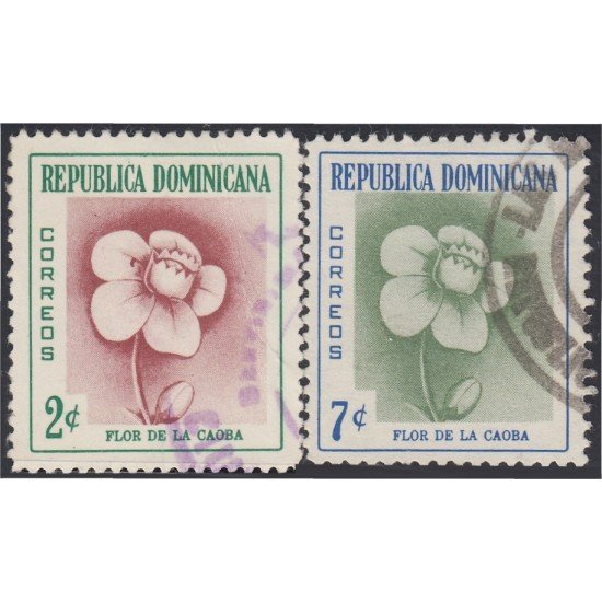 Rep. Dominicana 467/68 467/68 1957 Flor de la Caoba usados