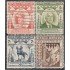 Rep. Dominicana 435/38 1955 25º Aniversario de la Era de Trujillo usados