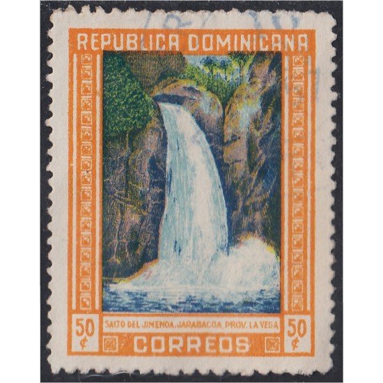 Rep. Dominicana 399 1946/47 Salto del Jimenoa Jarabacoa Provincia de la Vega usados Rep. Dominicana 399 1946/47 Salto del Jimenoa Jarabacoa Provincia de la Vega usados