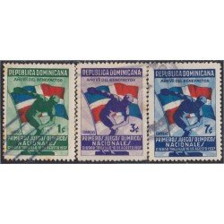 Rep. Dominicana 300/02 1937 Primeros juegos olímpicos Nacionales en Ciudad Trujillo usados