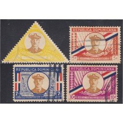 Rep. Dominicana 274/77 1935 Presidente Trujillo Arreglo fronterizo usados