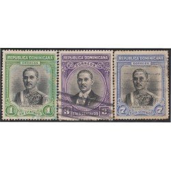 Rep. Dominicana 261/63 1933 Presidente Trujillo usados Rep. Dominicana 261/63 1933 Presidente Trujillo usados