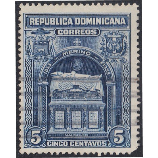 Rep. Dominicana 253 1933 Centenario del nacimiento del Presidente Fernando Arturo de Medino Mausoleo usados