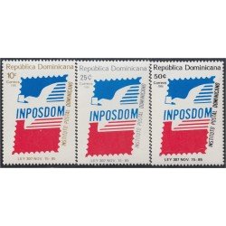 Rep. Dominicana 991/93 1986 Instituto Postal Dominicano MNH Rep. Dominicana 991/93 1986 Instituto Postal Dominicano MNH