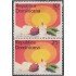Rep. Dominicana 979/80 1985 Frutas Típicas Navideñas MNH