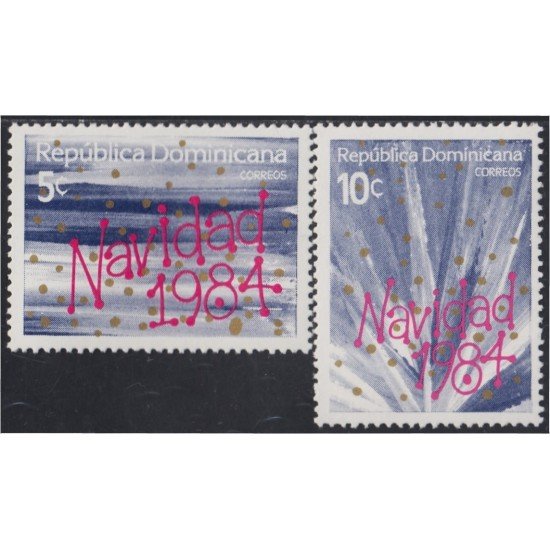 Rep. Dominicana 947/48 1984 Navidad Christmas MNH Rep. Dominicana 947/48 1984 Navidad Christmas MNH